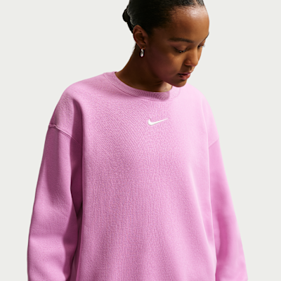 BRIEFING 新品　WOMEN’S HYBRID DOWN CREWNECK Nike Sportswear Phoenix Fleece Women's Oversized Crew-Neck
